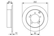 0986479603 BOSCH - Tarcza ham. /BOSCH/