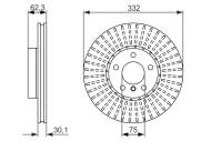 0986479624 BOSCH - Tarcza ham. /BOSCH/