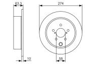 0986479634 BOSCH - Tarcza ham. 