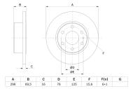 0986479638 BOSCH - Tarcza ham. /BOSCH/