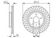 0986479647 BOSCH - Tarcza ham. /BOSCH/