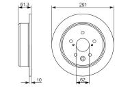 0986479657 BOSCH - Tarcza ham. /BOSCH/