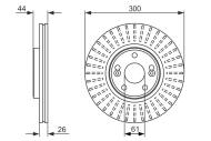 0986479668 BOSCH - Tarcza ham. /BOSCH/