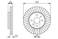 0986479685 BOSCH - Tarcza ham. /BOSCH/