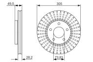 0986479698 BOSCH - Tarcza ham. /BOSCH/