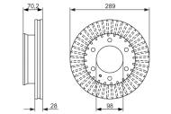 0986479711 BOSCH - Tarcza ham. /BOSCH/