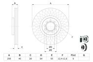 0986479718 BOSCH - Tarcza ham. /BOSCH/