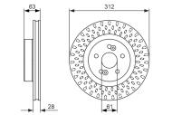 0986479723 BOSCH - Tarcza ham. /BOSCH/