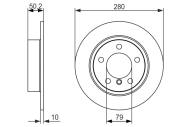 0986479728 BOSCH - Tarcza ham. /BOSCH/