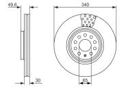 0986479734 BOSCH - Tarcza ham. /BOSCH/