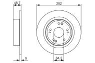 0986479738 BOSCH - Tarcza ham. /BOSCH/