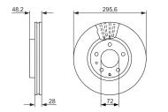 0986479758 BOSCH - Tarcza ham. /BOSCH/