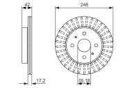 0986479769 BOSCH - Tarcza ham. /BOSCH/