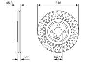 0986479A07 BOSCH - Tarcza ham.BMW /BOSCH/ 