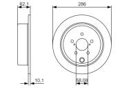 0986479A10 BOSCH - Tarcza ham. /BOSCH/