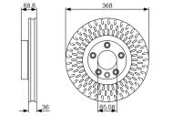 0986479A33 BOSCH - Tarcza ham. /BOSCH/