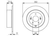 0986479C15 BOSCH - Tarcza ham. 