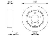 0986479R05 BOSCH - Tarcza ham. /BOSCH/