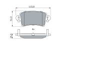 0986494043 BOSCH - Klocki ham.OPEL MOVANO,RENAULT MASTER tył /BOSCH/