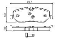 0986494147 BOSCH - Klocki ham.LANDROVER DISCOVERY III 4.4 04-,RANGE ROVER III 4.4 05- /BOSCH/