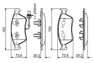 0986494200 BOSCH - Klocki ham.AUDI A8 4.0TDI 03- przód /BOSCH/