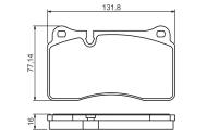 0986494207 BOSCH - Klocki ham. /BOSCH/