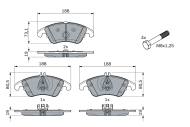 0986494263 BOSCH - Klocki ham.DB W204 07- /BOSCH/