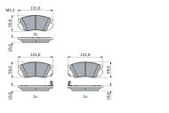 0986494279 BOSCH - Klocki ham.OPEL INSIGNIA 1.6-2.0CDTI 08-> przód /BOSCH/