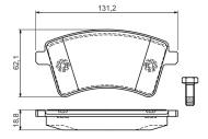 0986494332 BOSCH - Klocki ham.RENAULT KANGOO 1.5DCI-1.6 08-> przód /BOSCH/