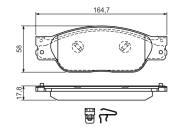 0986494355 BOSCH - Klocki ham. /BOSCH/