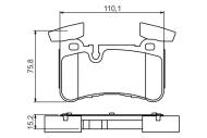 0986494411 BOSCH - Klocki ham. /BOSCH/