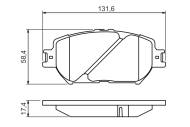 0986494418 BOSCH - Klocki ham. /BOSCH/