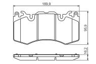 0986494440 BOSCH - Klocki ham. /BOSCH/