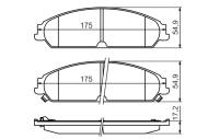 0986494483 BOSCH - Klocki ham. /BOSCH/