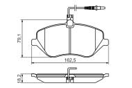 0986494484 BOSCH - Klocki ham. /BOSCH/