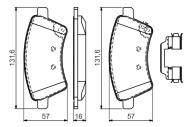 0986494584 BOSCH - Klocki ham.FIAT SEDICI  1.6-1.9DDiS 06- przód /BOSCH/