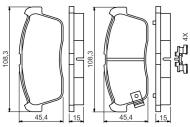 0986494618 BOSCH - Klocki ham.DAIHATSU CUORE 1.0 03- przód /BOSCH/