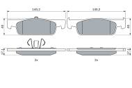 0986494661 BOSCH - Klocki ham.RENUALT CLIO IV 12- przód /BOSCH/