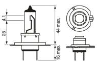 1987301012 BOSCH - Żarówka H7 12V 55W blister  /BOSCH/ 