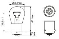 1987301018 BOSCH - ZAROWKA SAMOCHODOWA BOSCH