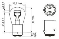 1987301015 BOSCH - Żarówka /BOSCH/