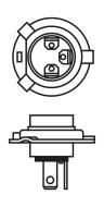 1987301077 BOSCH - Żarówka H4 12V 60/55W P43T PLUS 90 blister /BOSCH/