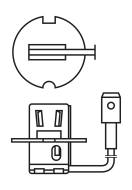 1987302031 BOSCH - Żarówka H3 12V/55W PURE LIGHT kartonik /BOSCH/