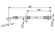 1987476988 BOSCH - Przewód ham. /BOSCH/