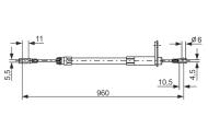 1987477219 BOSCH - Linka ham. /BOSCH/