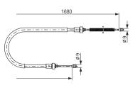 1987477955 BOSCH - Linka ham. /BOSCH/