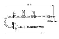 1987482098 BOSCH - Linka ham. /BOSCH/