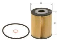 F026407071 BOSCH - Filtr oleju OPEL ANTARA 2.0CDTI 06- CHEVROLET NUBIRA 2.0D 05- /BOSCH/