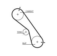 K015560XS GATES - ROZRZĄD KPL. ISER 2.5 D-4D/3.0 D-