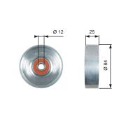 T39178 GATES - ROLKA NAPINACZA DRIVEALIGN MV TENS N